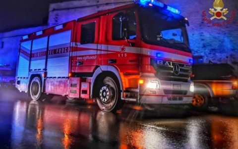 Rogo in una vasca dell’impianto di biogas